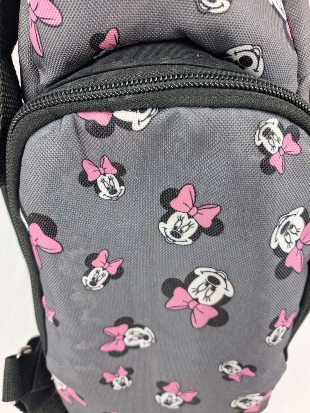 Disney Baby Minnie Mouse Backpack Diaper Bag With Pink Bow Print Multi-Pockets - Picture 6 of 16